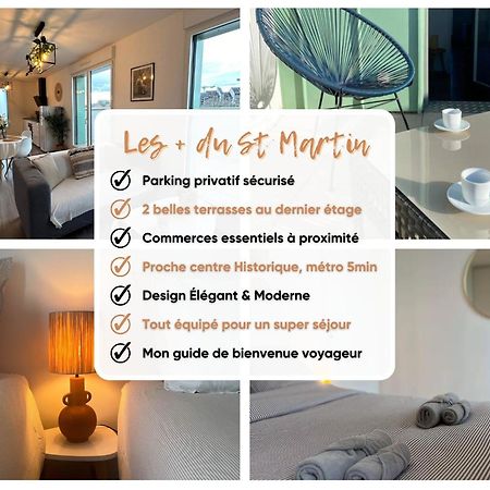 Apartament Les Terrasses De Saint Martin Rennes Zewnętrze zdjęcie