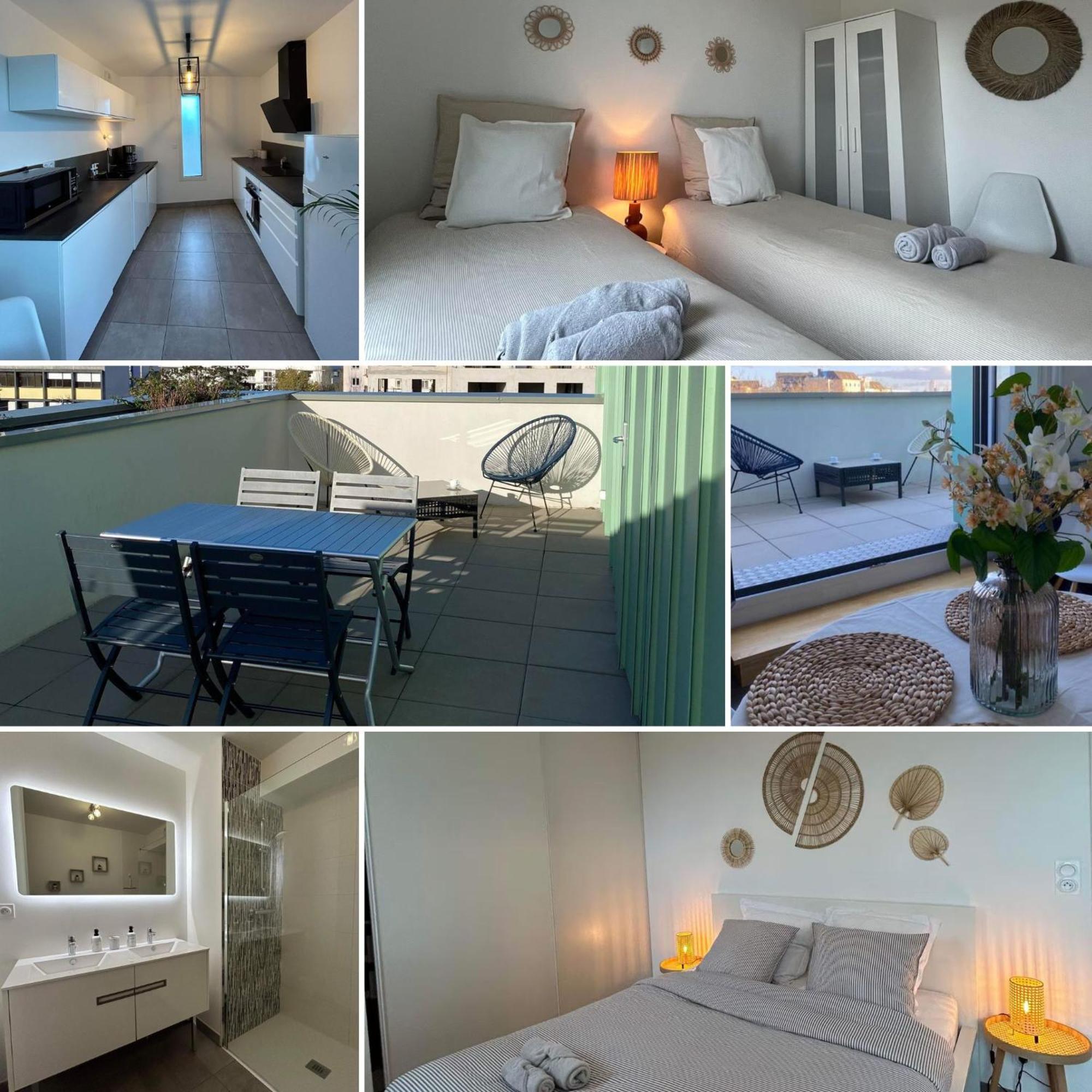 Apartament Les Terrasses De Saint Martin Rennes Zewnętrze zdjęcie